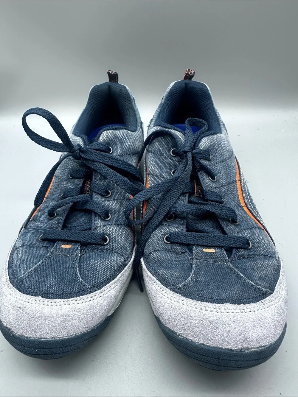 Dr. Scholl's Men's Navy and Orange Casual Sneakers